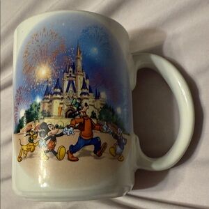 Disney Mug with Castle and Characters - Multicolor